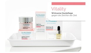 DR. MED. SCHRAMMEK Endkundenbroschüren derma.cosmetics Linien