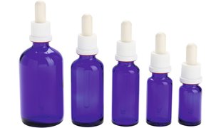 Glasflasche mit Pipette